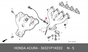 Лямбда-зонд 36531P1KE02 HONDA