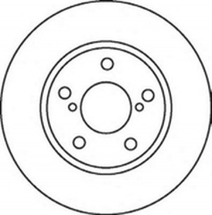 Тормозной диск 562077B BENDIX JURID