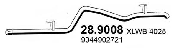 Выпускной трубопровод 289008 ASSO
