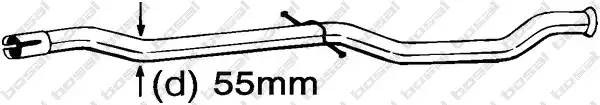 Выпускной трубопровод 889-545 BOSAL