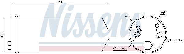 Осушитель, кондиционер 95413 NISSENS