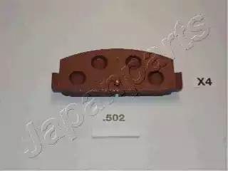 Комплект тормозных колодок, диско PP-502AF JAPAN PARTS GROUP