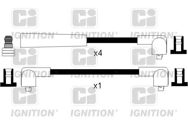 Ккомплект проводов зажигания XC765 QUINTON HAZELL