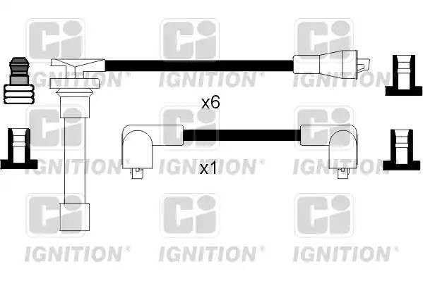 Ккомплект проводов зажигания XC790 QUINTON HAZELL
