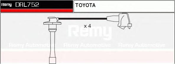 Ккомплект проводов зажигания DRL752 DELCO REMY