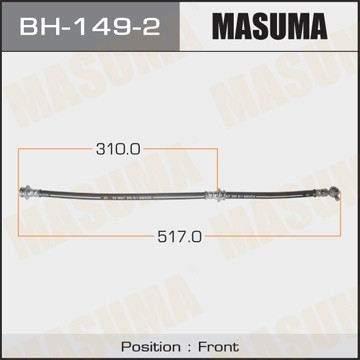 Шланг тормозной BH1492 MASUMA