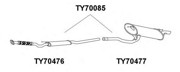 Предглушитель выхлопных газов TY70476 VENEPORTE