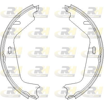 Комплект тормозных колодок, стояночная тормозная система 472600 ROADHOUSE
