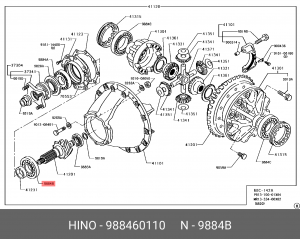 Деталь 988460110 HINO
