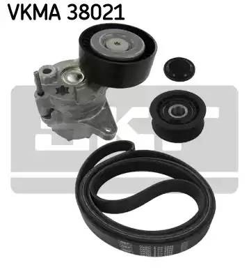 Поликлиновой ременный комплект VKMA38021 SKF