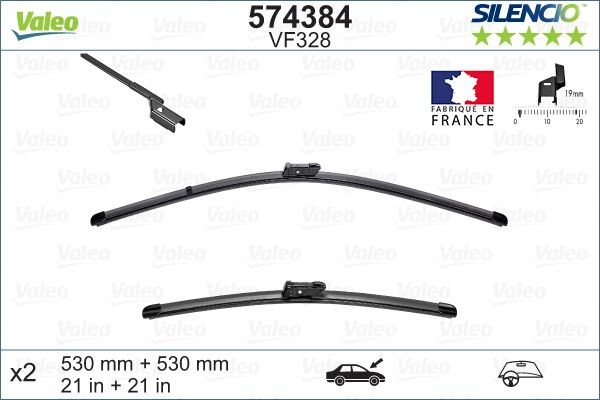 Щетка стеклоочистителя 574384 VALEO PHC