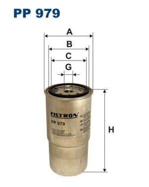 Фильтр топливный PP979 FILTRON