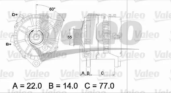 Генератор 436685 VALEO PHC