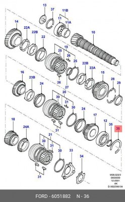 Деталь 6 051 882 FORD
