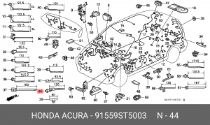 Клипса крепежная 91559ST5003 HONDA
