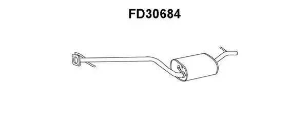Предглушитель выхлопных газов FD30684 VENEPORTE