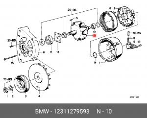 Ротор, генератор 12 31 1 279 593 BMW