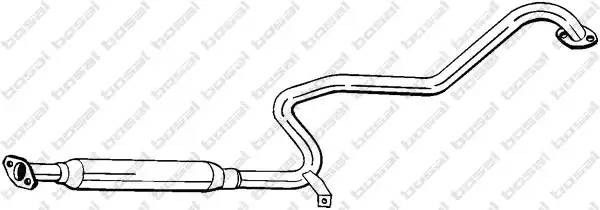 Средний глушитель выхлопных газов 283771 BOSAL