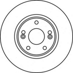 Тормозной диск 562182B BENDIX JURID