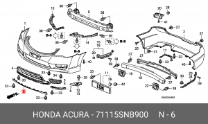 Деталь 71115SNB900 HONDA