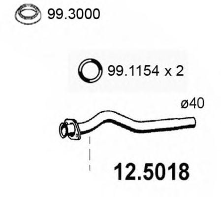 Выпускной трубопровод 125018 ASSO