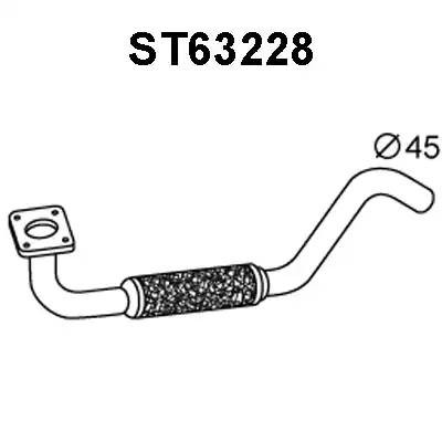 Выпускной трубопровод ST63228 VENEPORTE