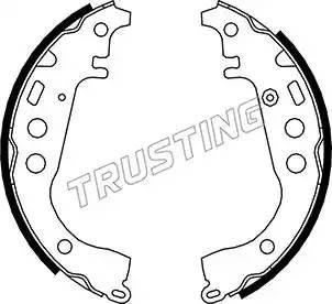 Комплект тормозных колодок 115.301 TRUSTING