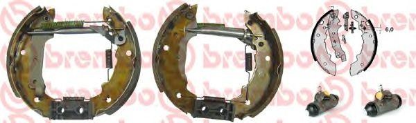 Комплект тормозных колодок K68012 BREMBO