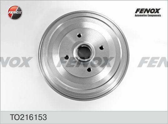 Барабан тормозной TO216153 FENOX