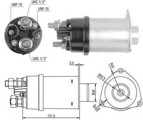 Тяговое реле, стартер 940113050520 MAGNETI MARELLI