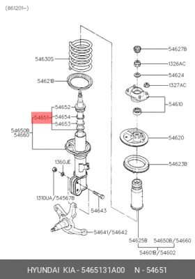 Деталь 5465131A00 HYUNDAI KIA