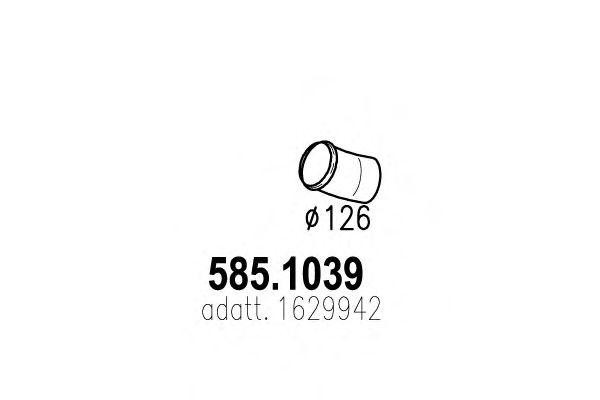 Выпускной трубопровод 5851039 ASSO