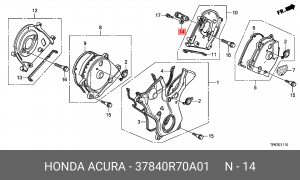 Датчик положения распредвала 37840R70A01 HONDA