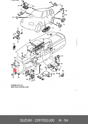 Деталь 33970-53J00 SUZUKI