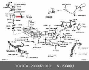 Фильтр топливный 23300-21010 DAIHATSU