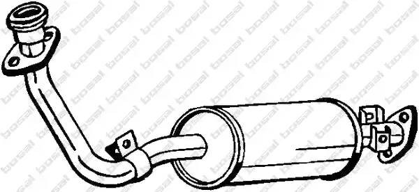 Предглушитель выхлопных газов 171697 BOSAL
