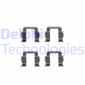 Комплектующие, колодки дискового тормоза LX0251 DELPHI