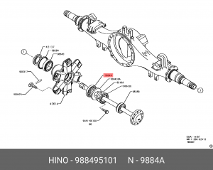 Деталь 988495101 HINO