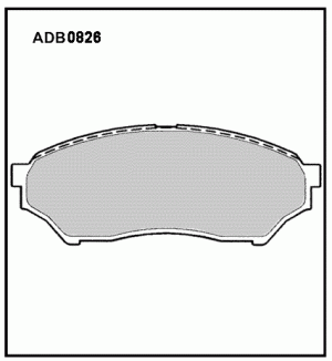 Колодки тормозные дисковые ADB0826 ALLIED NIPPON