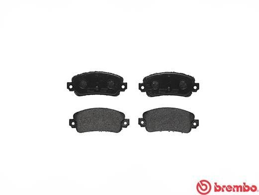 Комплект тормозных колодок, диско P 23 014 BREMBO