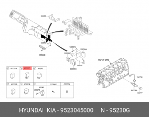 Реле 9523045000 HYUNDAI KIA