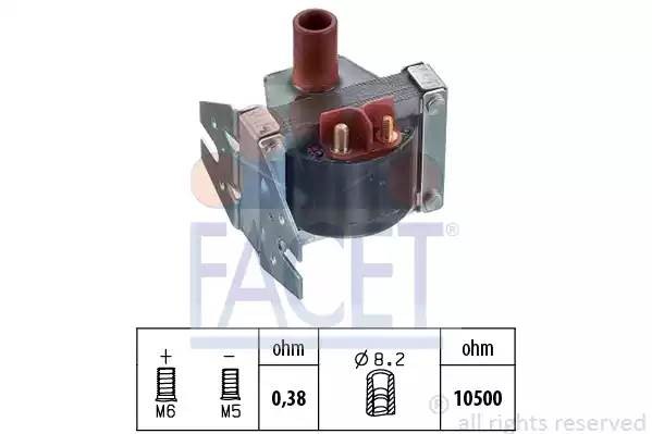 Катушка зажигания 9.6078 FACET