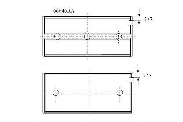 Подшипник 66646RA GLYCO