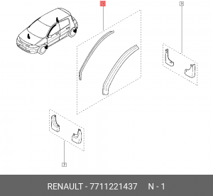 Деталь 7711221437 RENAULT