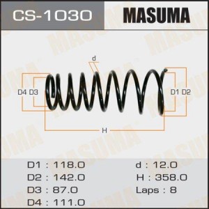 Пружина подвески CS-1030 MASUMA