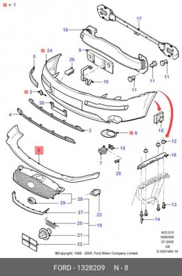 Деталь 1 328 209 FORD