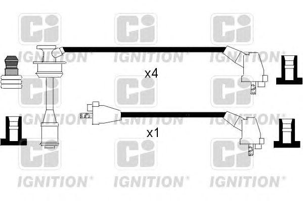 Ккомплект проводов зажигания XC860 QUINTON HAZELL
