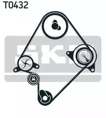 Комплект ремня ГРМ VKMA94009 SKF