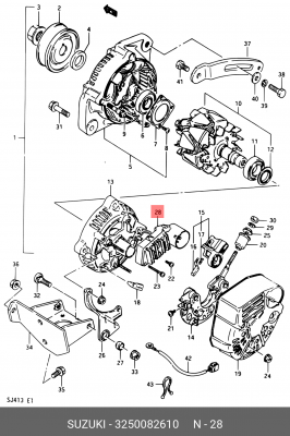 Регулятор генератора 32500-82610 SUZUKI