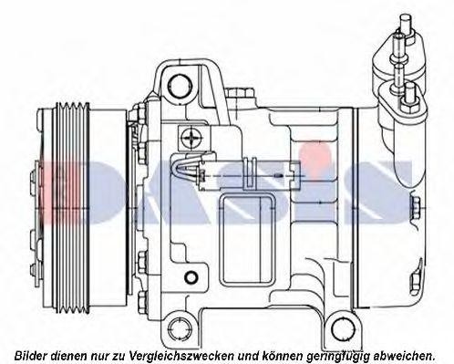 Компрессор, кондиционер 850418N AKS DASIS